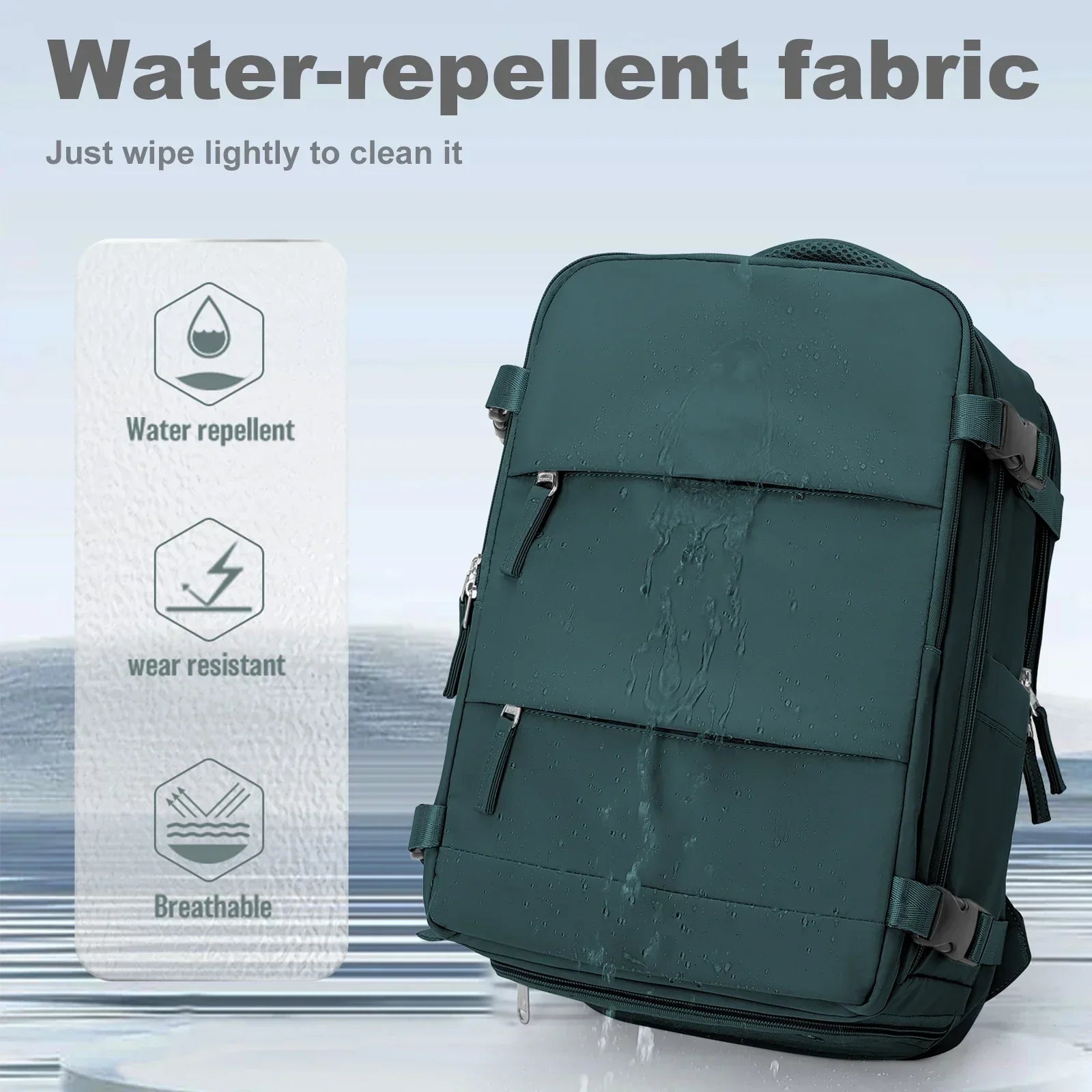 NNEOBA Unisex Cabin Size Travel Backpack
