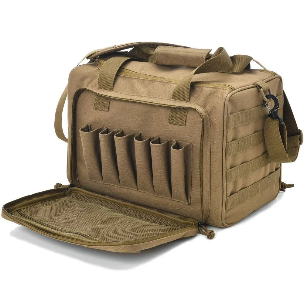 NNEOBA MOLLE Storage Bag Outdoor Shoulder Pack Khaki